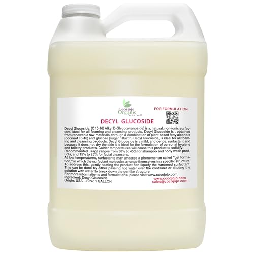 Bulk Gallon Decyl Glucoside Surfactant for DIY Skin Care