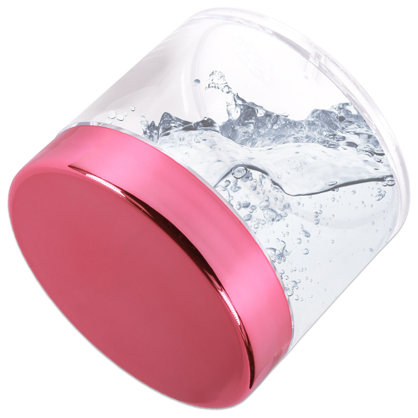 Clear Acrylic Jars with Rose Lid - 2oz