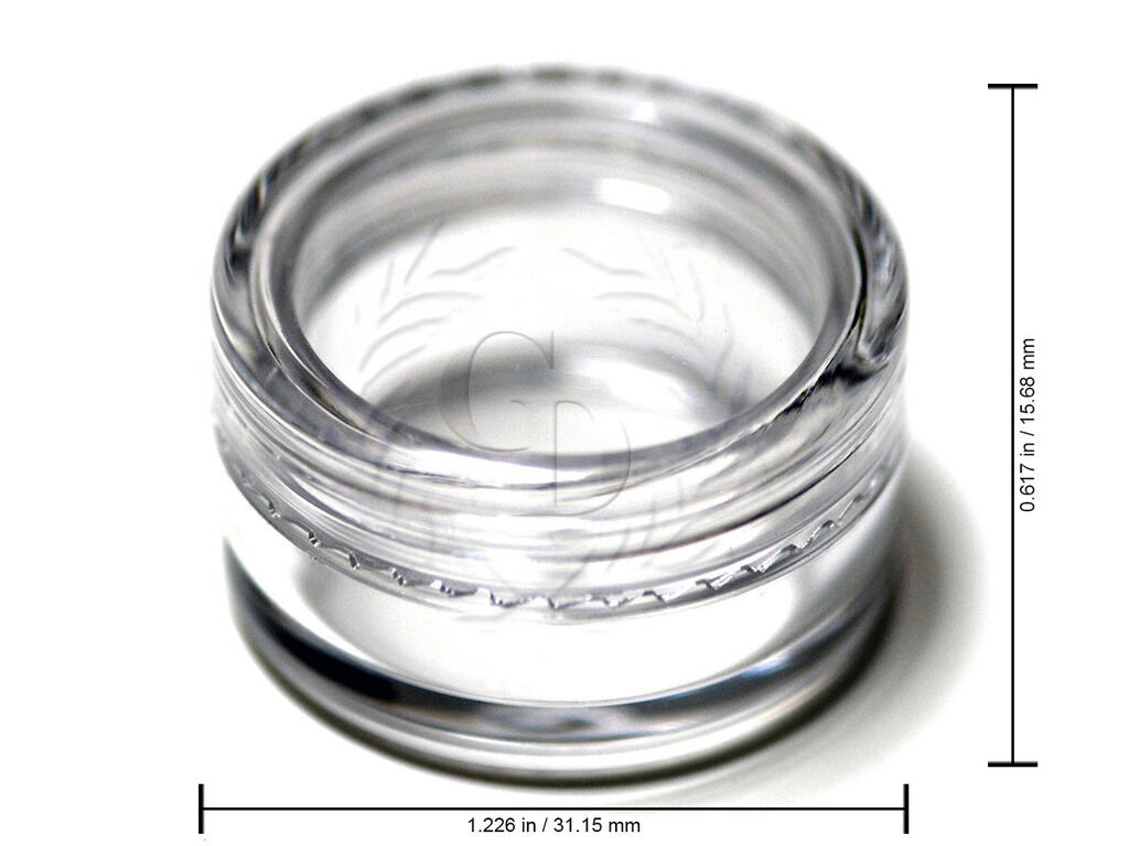 100 Pack High Quality 5g Plastic Sample Jars