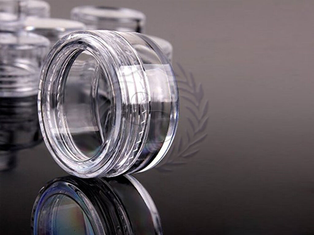 100 Pack High Quality 5g Plastic Sample Jars