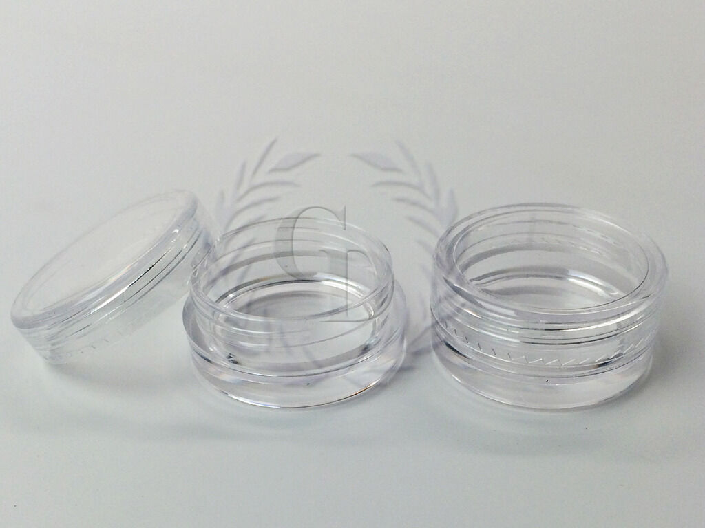 100 Pack High Quality 5g Plastic Sample Jars