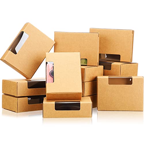 Kraft Window Soap Boxes for Packaging Homemade Soap
