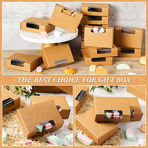 Kraft Window Soap Boxes for Packaging Homemade Soap