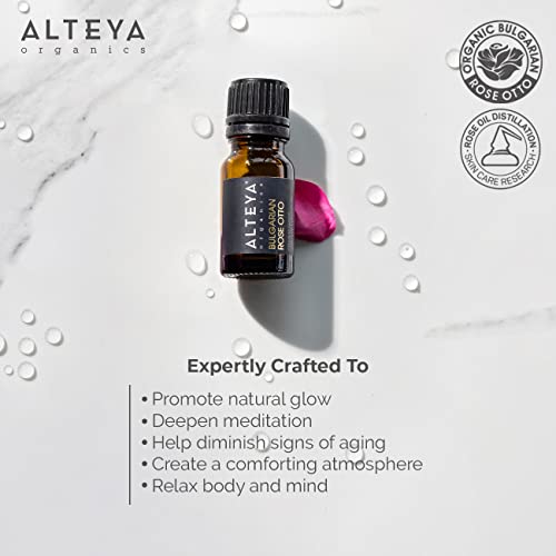Alteya Organics Pure Certified Organic Bulgarian Rose Otto Essential Oil