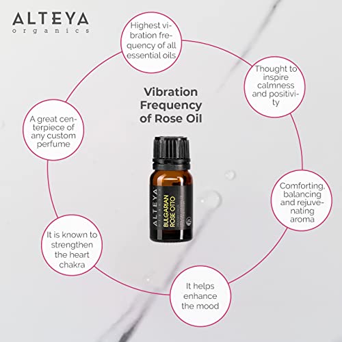 Alteya Organics Pure Certified Organic Bulgarian Rose Otto Essential Oil