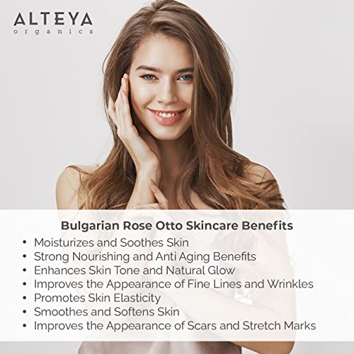 Alteya Organics Pure Certified Organic Bulgarian Rose Otto Essential Oil
