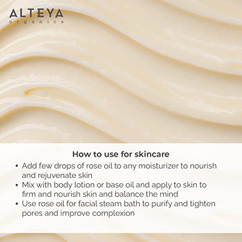 Alteya Organics Pure Certified Organic Bulgarian Rose Otto Essential Oil