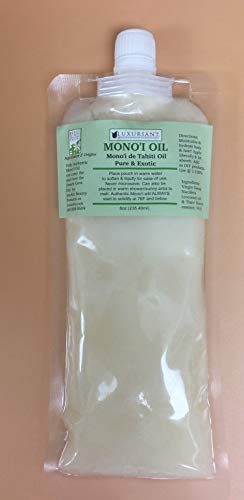 Monoi De Tahiti Oil - Handcrafted in 8oz size