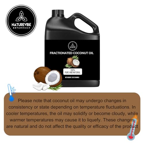 Pure Fractionated Coconut Oil - 32oz Bottle