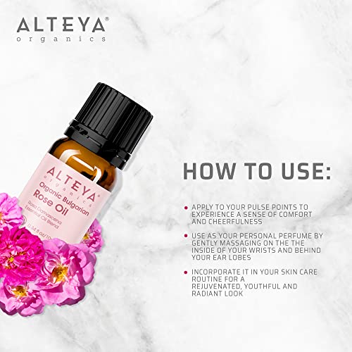 Alteya USDA Organic Bulgarian Rose Essential Oil Blend