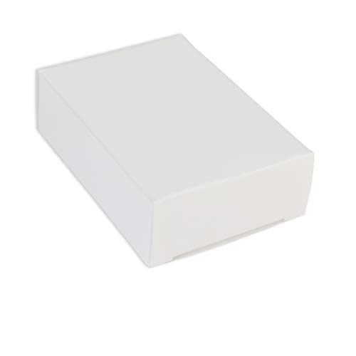50 Pack White Soap Boxes - Eco-Friendly USA-made