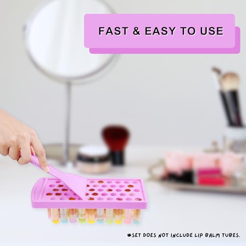 15mm Lip Balm Filling Tray & Spatula Set