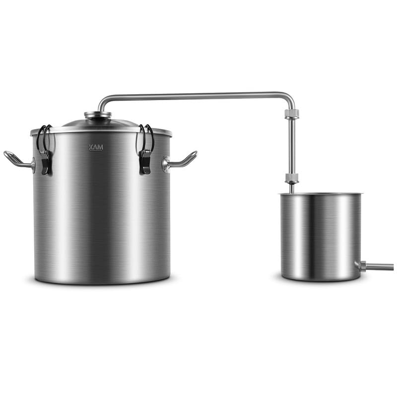 Stainless Steel Essential Oil Distiller, Steam Distillation - 3 Gal