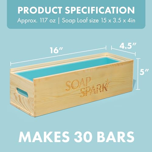 XL Soap Making Kit with Silicone Molds & Tools