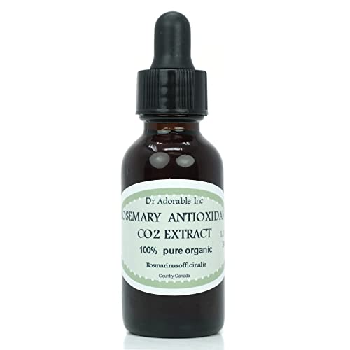 Organic Rosemary Antioxidant Co2 Extract 1 oz Glass Bottle