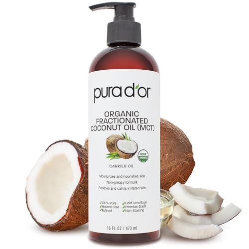 16 oz Organic Fractionated Coconut Oil - 100% Pure