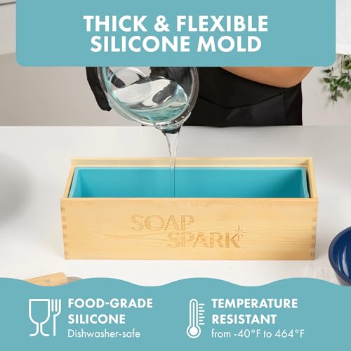 XL Soap Making Kit with Silicone Molds & Tools