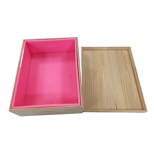 Silicone Soap Mold Set with Wood Case Large Size