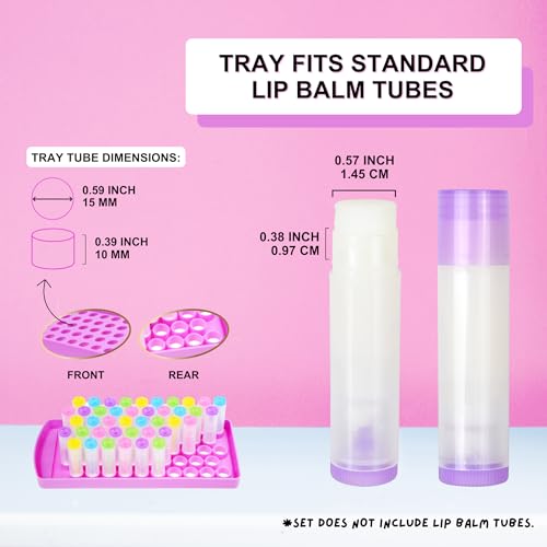 15mm Lip Balm Filling Tray & Spatula Set