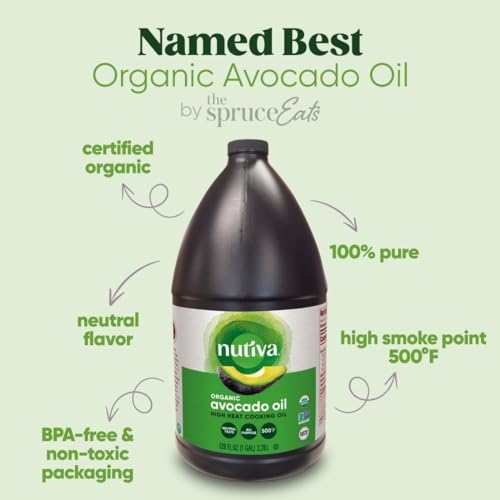 Organic Avocado Oil, 100% Pure, 1 Gallon, USDA Organic