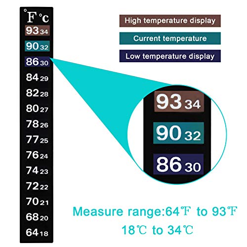 Digital Temperature Sticker Strips for Fish Tank Aquarium