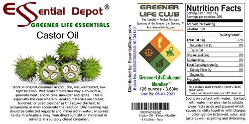 128 oz Castor Oil