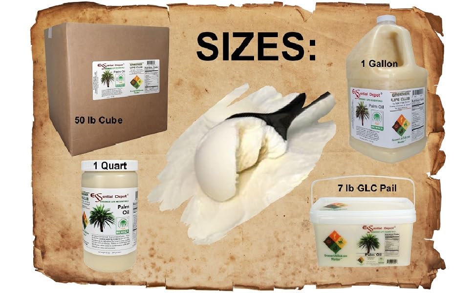 Sustainable RSPO Certified Palm Oil - 1 Gallon