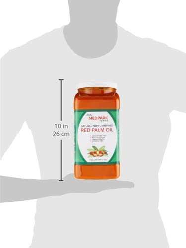 100% Pure Africa Red Palm Oil (1 Gallon) Handmade