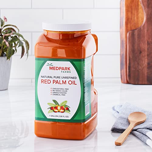 100% Pure Africa Red Palm Oil (1 Gallon) Handmade