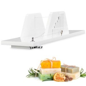 Handmade Soap Cutter Board with Thickness Guide - Wax Cutting Knife