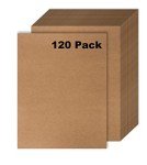 120 Pack Brown Kraft Paper for Crafts & DIY