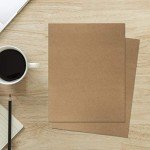 120 Pack Brown Kraft Paper for Crafts & DIY