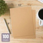 Brown Kraft Paper Sheets - Pack of 100