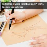 Brown Kraft Paper Sheets - Pack of 100