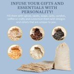 Cotton Muslin Bags - 12x17cm, 25 Pack