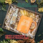 White & Gold Crinkle Cut Paper Shred Filler