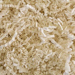 Light Ivory Crinkle Cut Paper Shred Filler