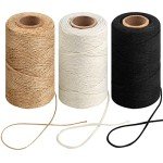 Natural White Cotton Twine for Crafts and Decor