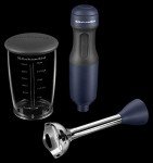 Handmade Ink Blue 2-Speed Hand Blender