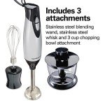 Hamilton Beach 4-in-1 Electric Hand Blender & Chopper Set