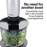 Hamilton Beach 4-in-1 Electric Hand Blender & Chopper Set