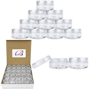 100 Pack High Quality 5g Plastic Sample Jars