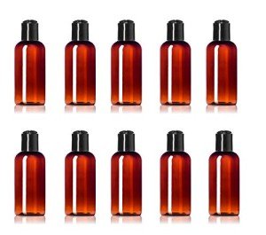 24 Pack of 4 oz Amber Squeeze Bottles