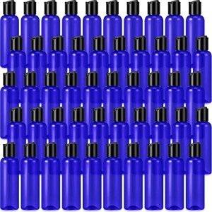 50pcs 4oz Travel Bottles with Flip Top Caps
