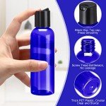 50pcs 4oz Travel Bottles with Flip Top Caps