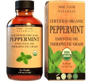 Organic Peppermint Essential Oil 4 oz for DIY