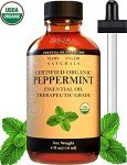 Organic Peppermint Essential Oil 4 oz for DIY