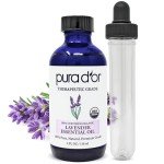 Organic Lavender Essential Oil - 4oz Glass Dropper