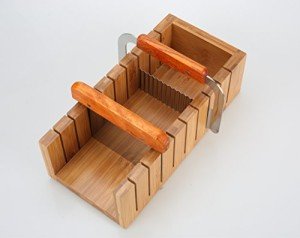 Wooden Soap Mold with Wavy and Straight Cutter Set