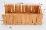 Wooden Soap Mold with Wavy and Straight Cutter Set